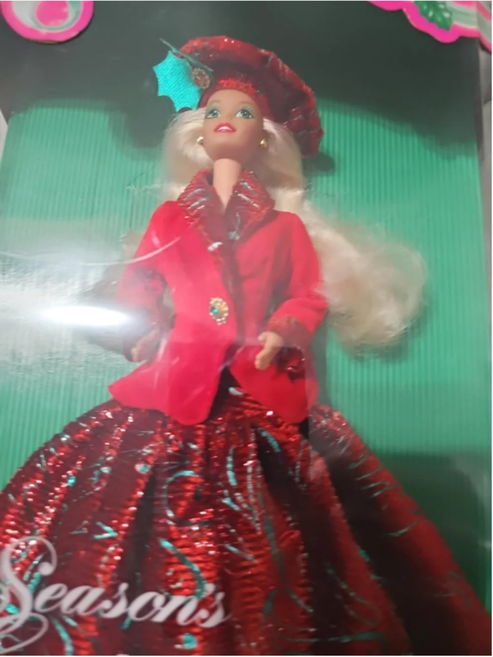 1994 Mattel Season’s Greetings Barbie Limited Edition #12384 NRFB Vintage